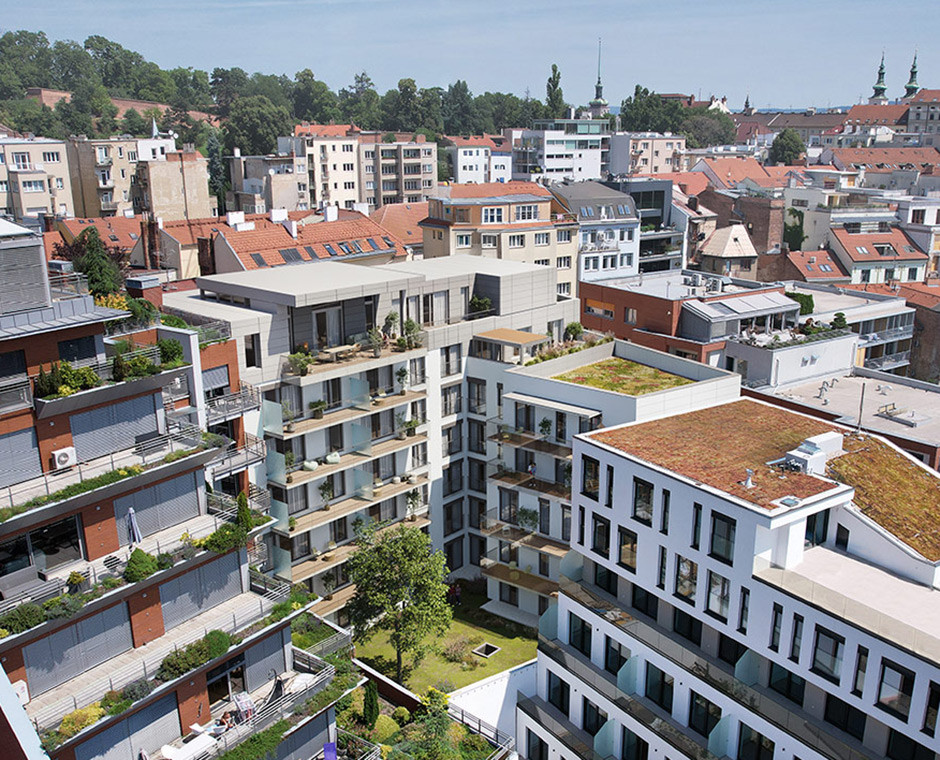 exteriér budovy